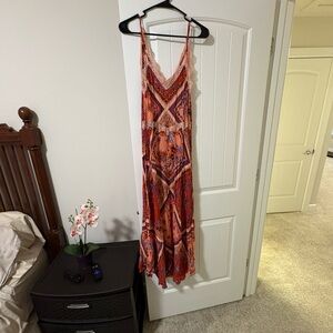 Elegant Multicolor Maxi Dress